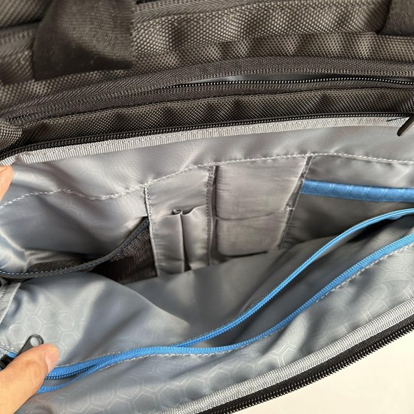 Dell 15” Laptop Carrying Case Briefcase Shoulder Bag For Computer Black - Picture 8 of 16